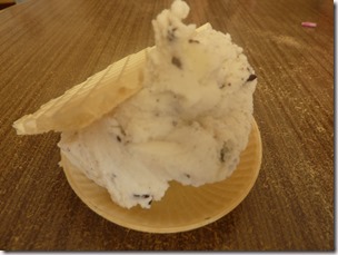 Degustación de helado con leche